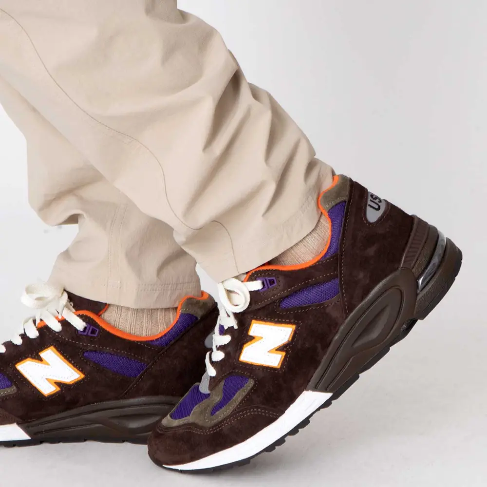Giày New Balance Teddy Santis x 990v2 'Brown Purple' M990BR2 - Ảnh 3