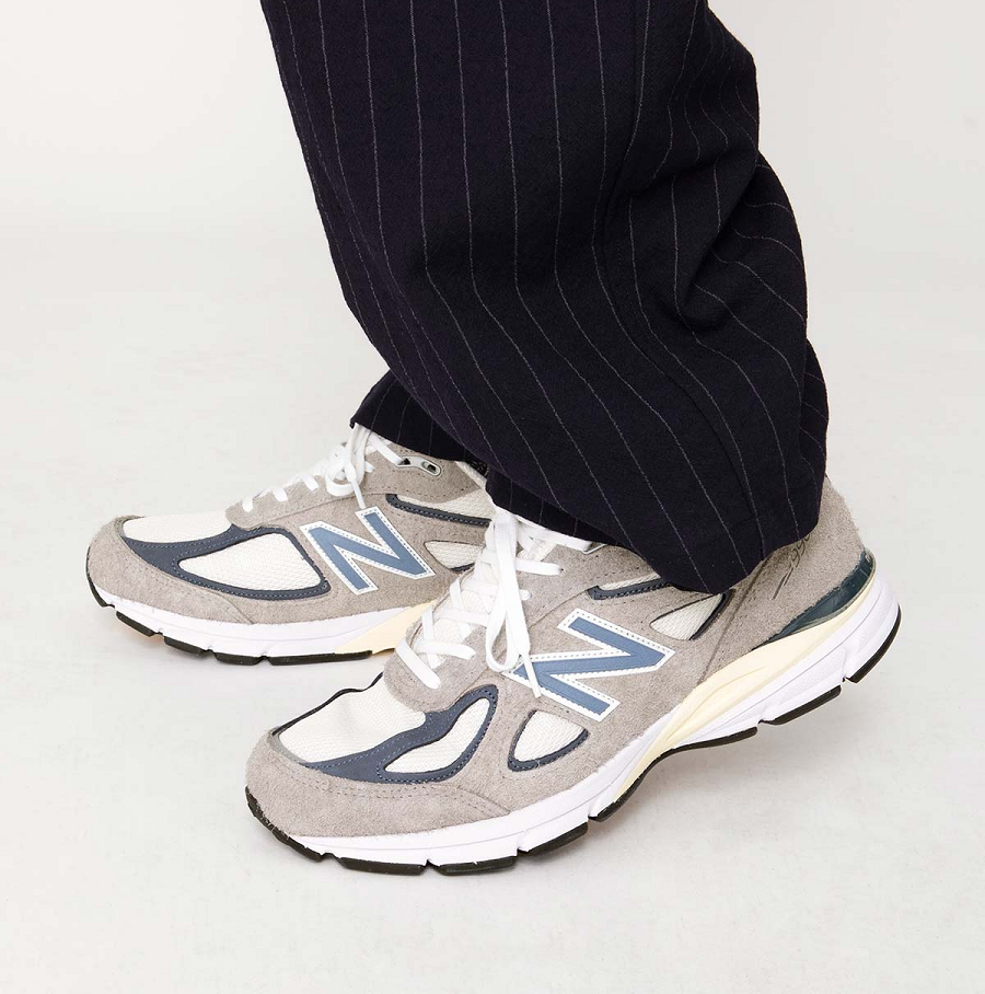 Giày New Balance 990v4 'Grey Navy' U990TA4 - Ảnh 3