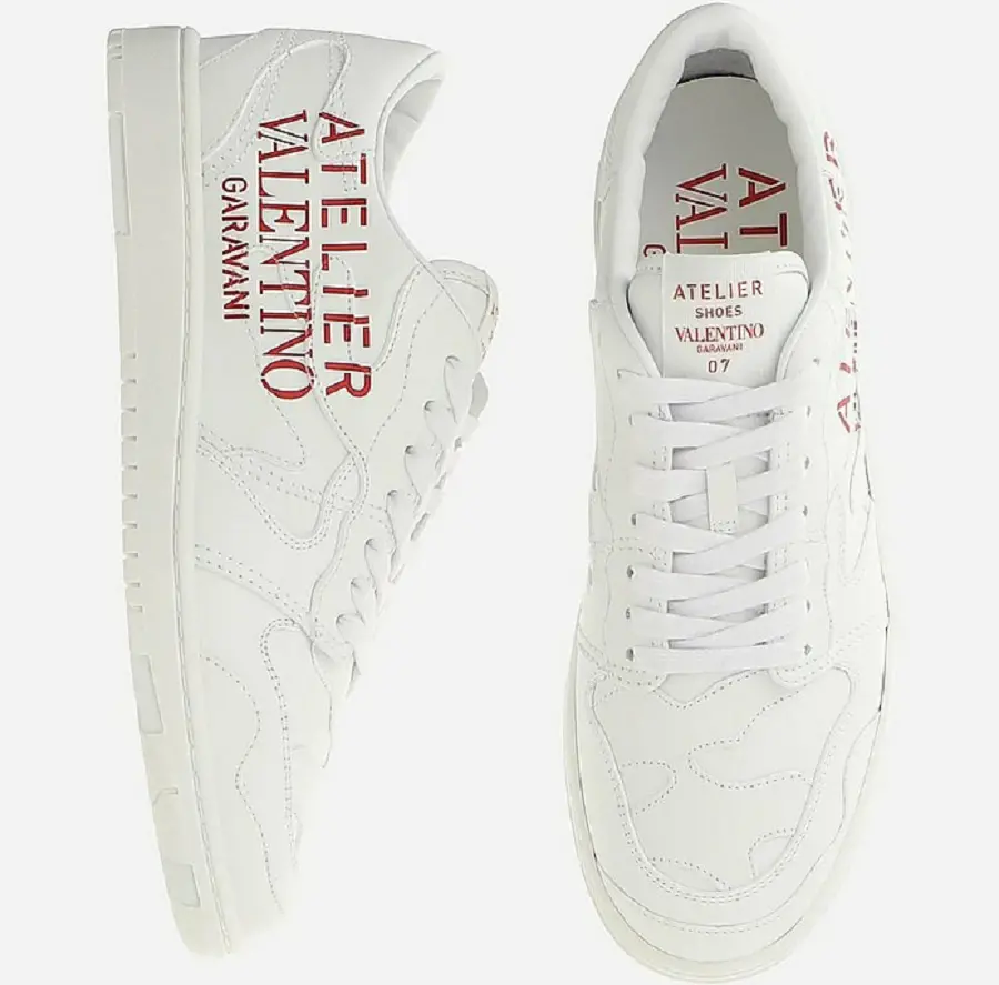 Alternative view of Giày Valentino Atelier 08 Sneaker 'San Gallo Edition' WW2S0CQ6MKG0BO