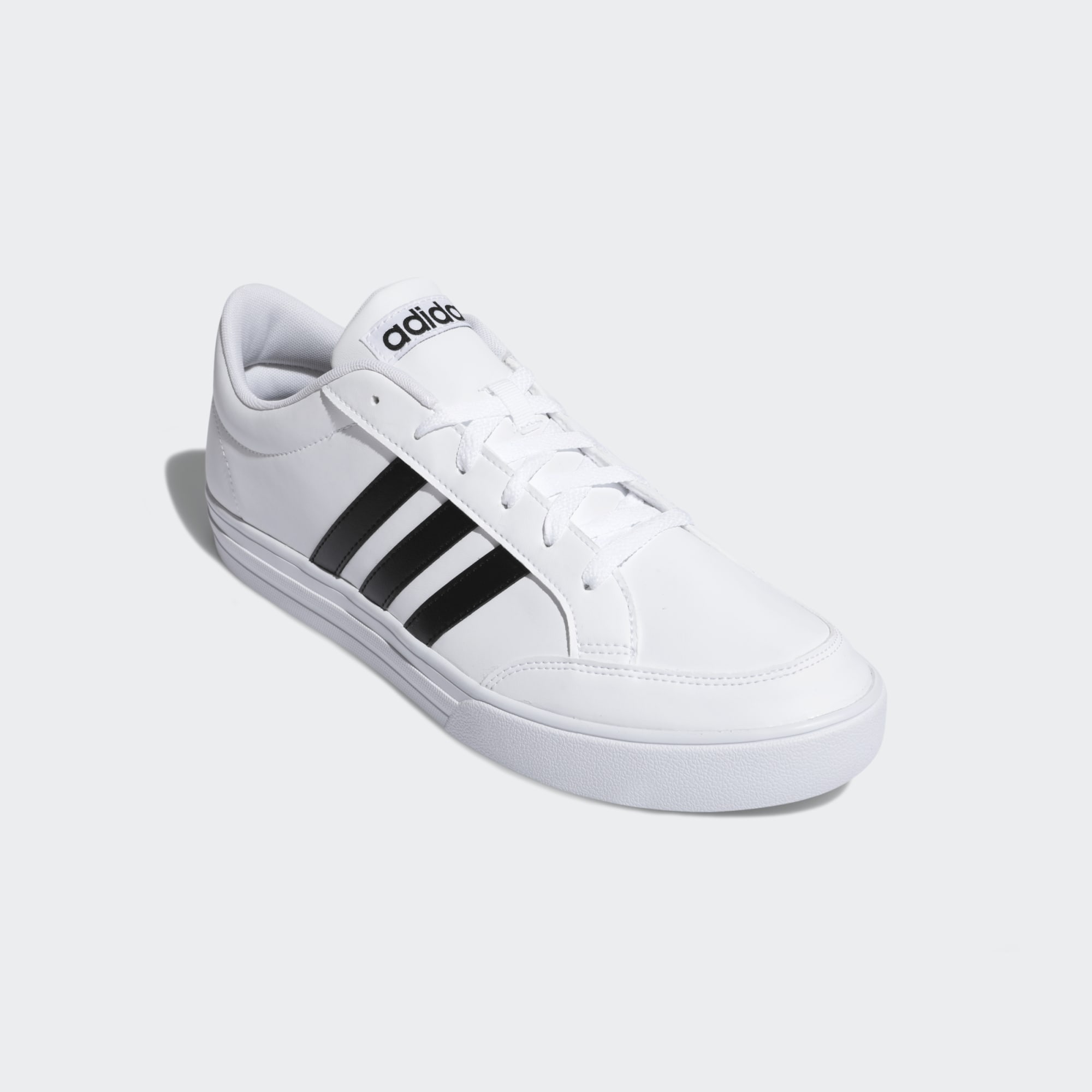 Giày Adidas Adiset SL 'White Black' BC0130 - Ảnh 4