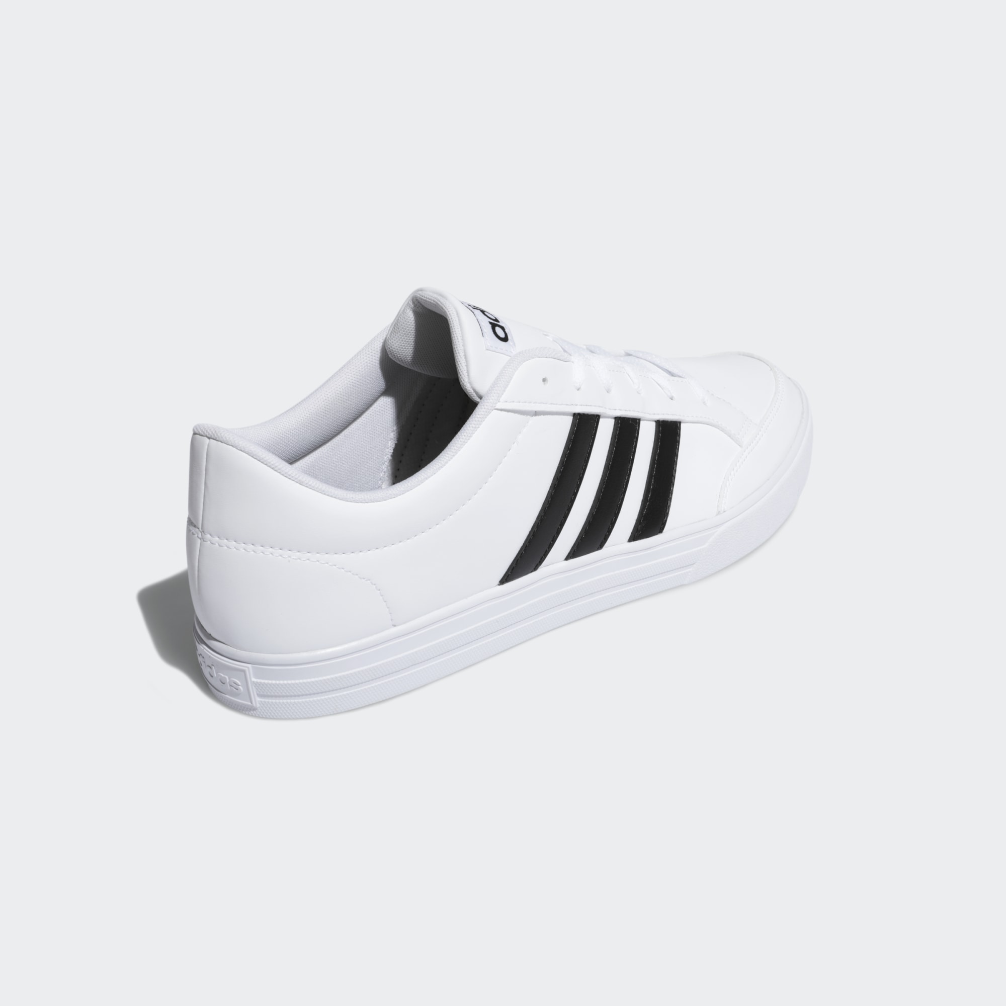 Giày Adidas Adiset SL 'White Black' BC0130 - Ảnh 3