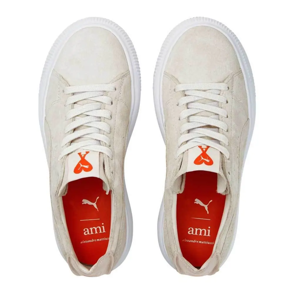 Giày Puma X Ami Suede Mayu Deconstruct 'Pristine' 384147-01 - Ảnh 6