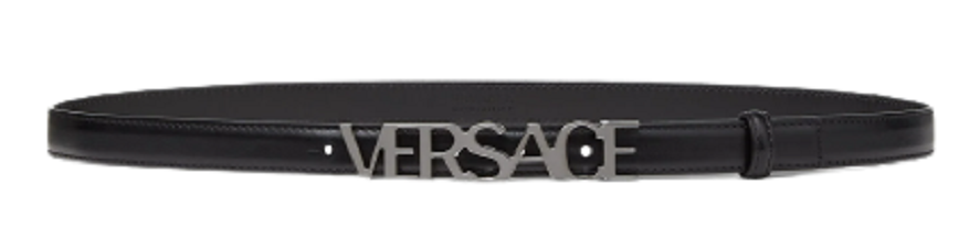 Thắt Lưng Versace Logo Belt Black 1002236-DVTP1-1B00E