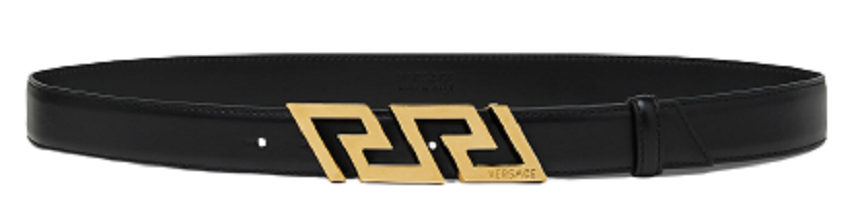 Thắt Lưng Versace La Greca Leather Belt Black 1002237-DVTP1-1B00V