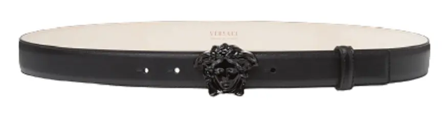 Thắt Lưng Versace La Medusa Leather Belt Classic Black DCU4747-DVTP1-K41NV