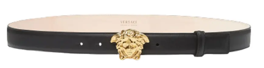 Thắt Lưng Versace La Medusa Leather Belt Classic Black DCU4747-DVTP1-KVO41