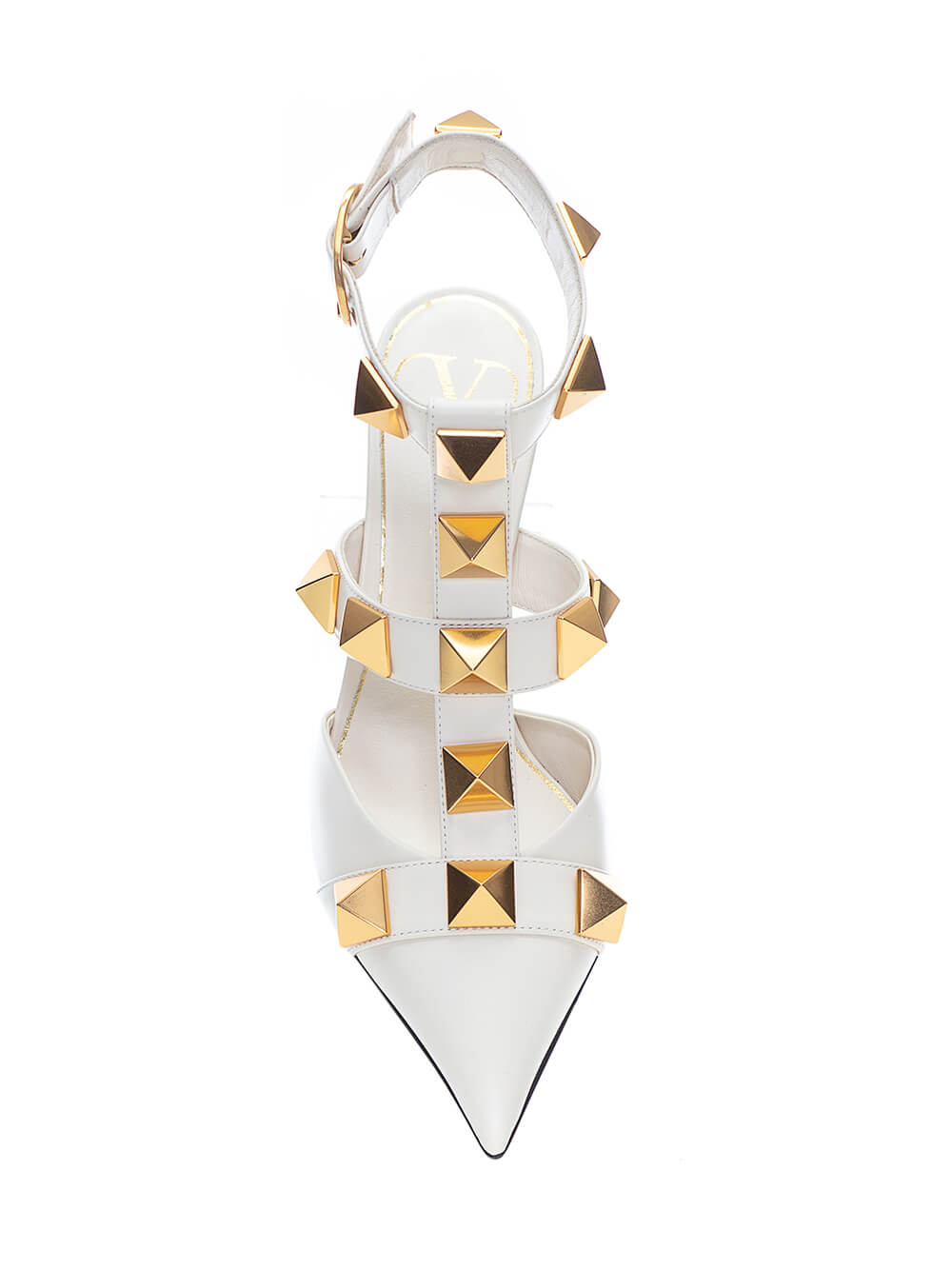 Giày Cao Gót Valentino Garavani Roman 'Stud Pump' VW0S0CB2ZWMI16 - Ảnh 4