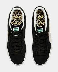 Giày Puma Suede Classic 21 Jr 'Black White' 380560-01 - Ảnh 3