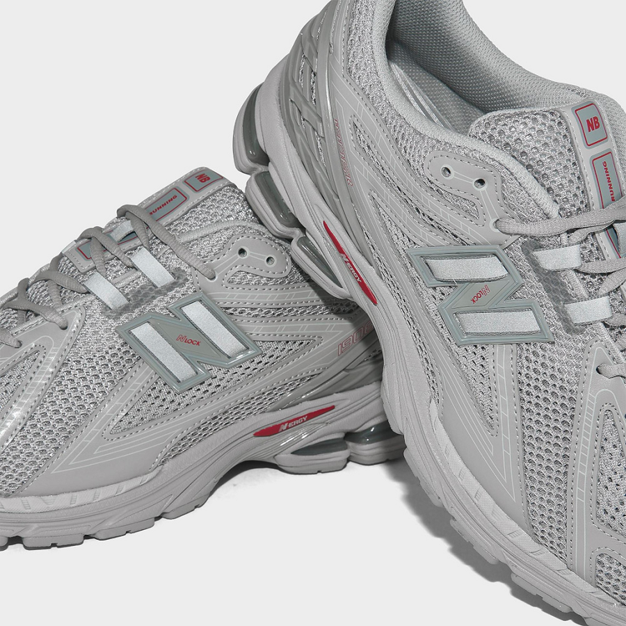 Giày New Balance 1906R 'Grey Deep Red' M1906RJC - Ảnh 3
