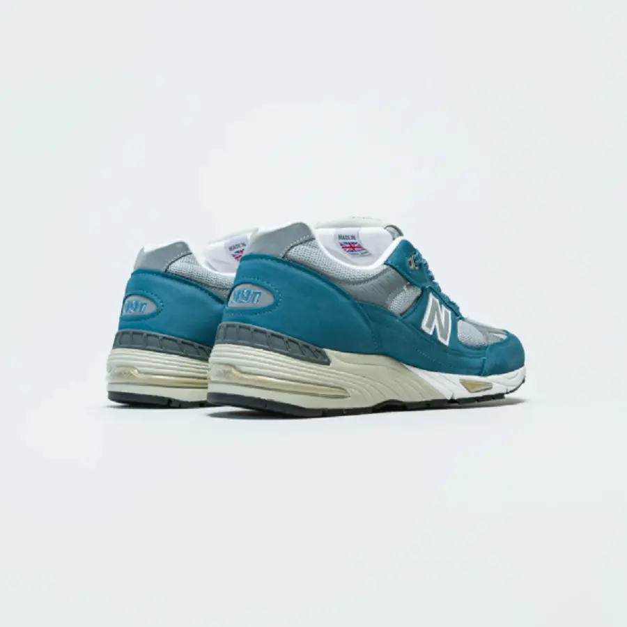 Giày New Balance 991 Made In England ‘Grey Blue’ M991BSG - Ảnh 5