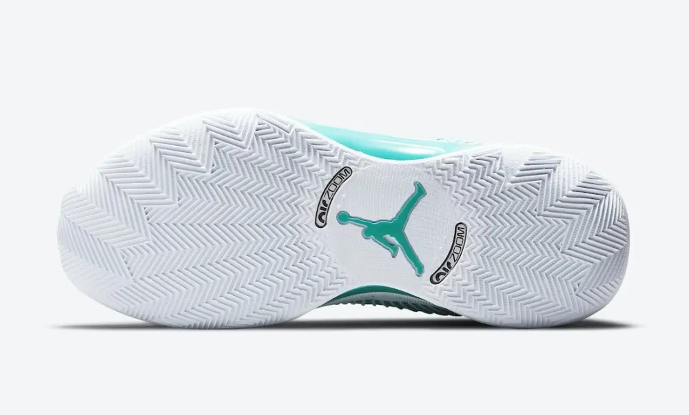 Giày Nike Guo Ailun x Air Jordan 35 GS 'Jade' DJ3009-100 - Ảnh 7