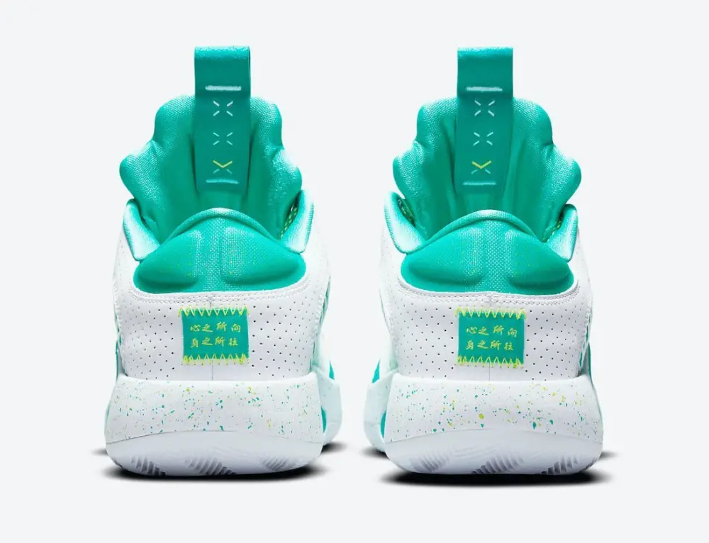 Giày Nike Guo Ailun x Air Jordan 35 GS 'Jade' DJ3009-100 - Ảnh 6