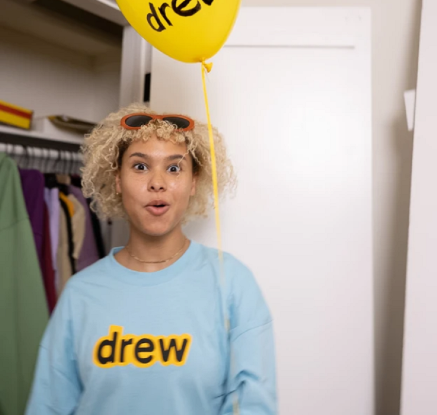 Áo Drew House Secret SS Tee Sea Blue - Ảnh 4