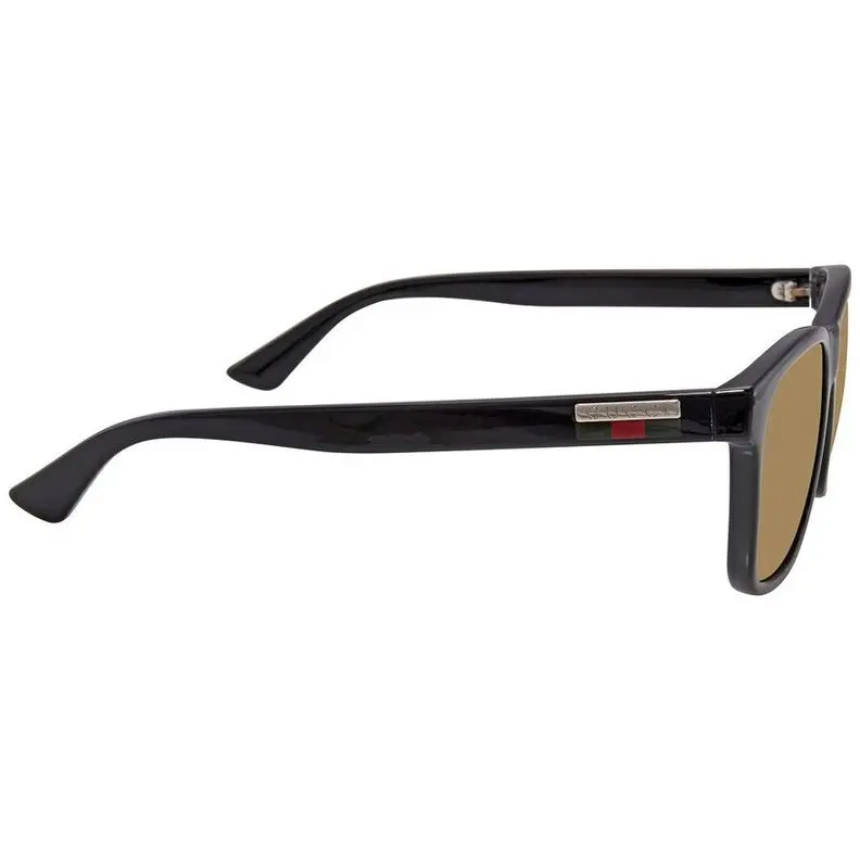 Kính Gucci Square Sunglasses Black Yellow GG0746SA-002-57 - Ảnh 4