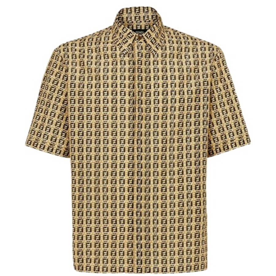 Áo Fendi Viscose Shirt 'Beige' FS0795AFXE-F0UNT