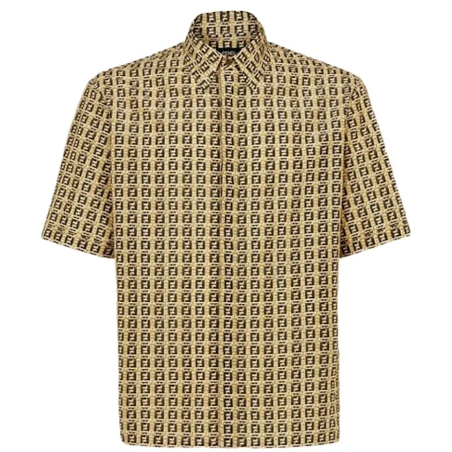 Áo Fendi Viscose Shirt 'Beige' FS0795AFXE-F0UNT