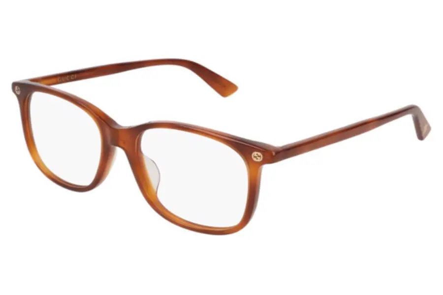 Alternative view of Kính Gucci Eyeglasses 'Light Havana' GG0157OA-003