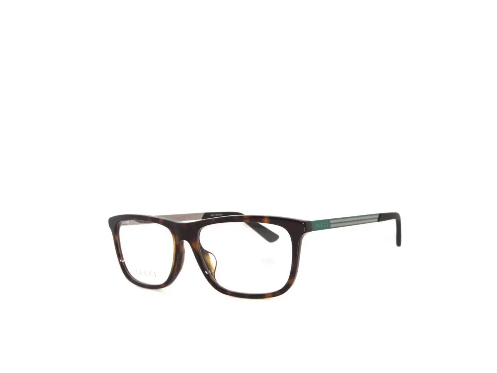 Alternative view of Kính Gucci Rectangle Square 'Havana' GG0696OA-002
