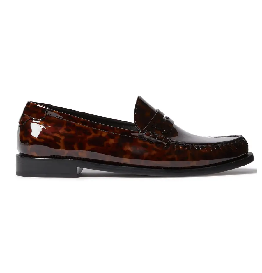 Giày Saint Laurent Le Loafer 'Tortoise Shell' 670231AAARV2094