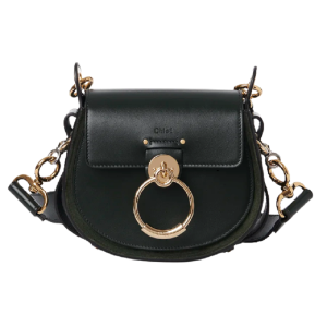 Túi Chloe Tess Small Bag in Shiny & Suede Calfskin CHC18WS153A373I2