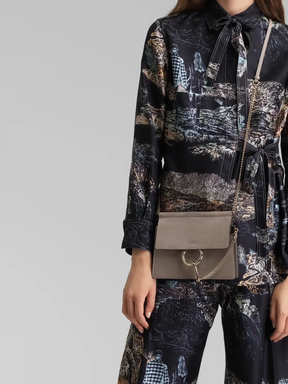 Túi Chloe Faye Mini Bag CHC20SS202H2O23W - Ảnh 4