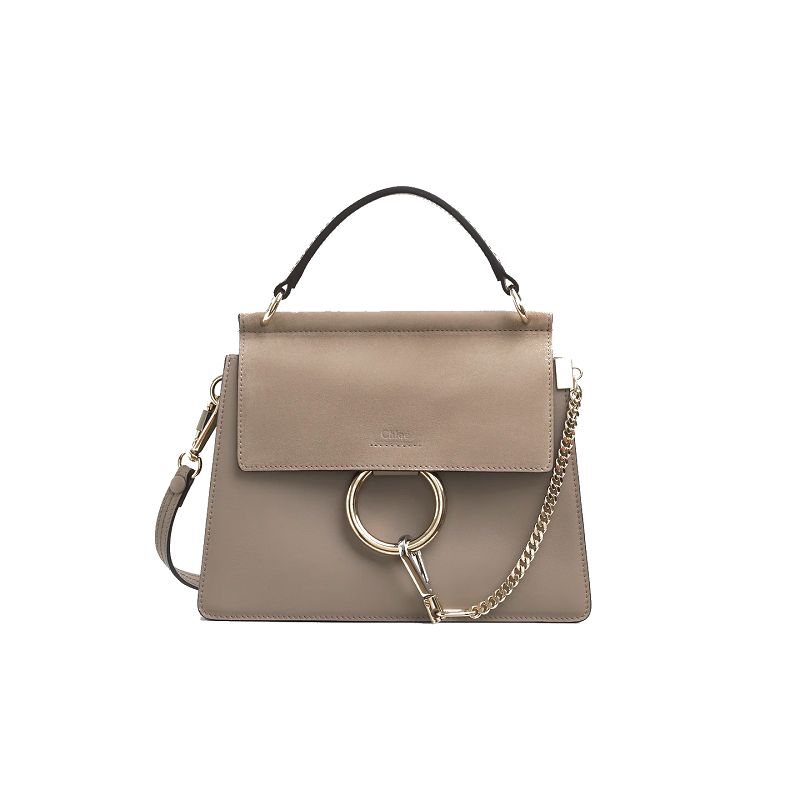 Túi Chloe Faye Small Bag In Smooth & Suede Calfskin CHC20SS203H2O23W