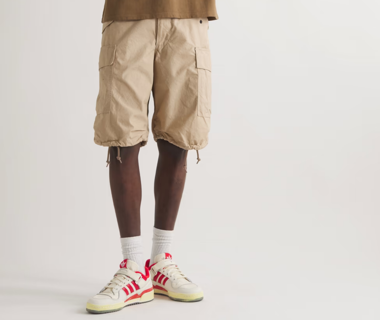 Giày Adidas Forum 84 Low AEC ‘White Red’ HR0557 - Ảnh 4