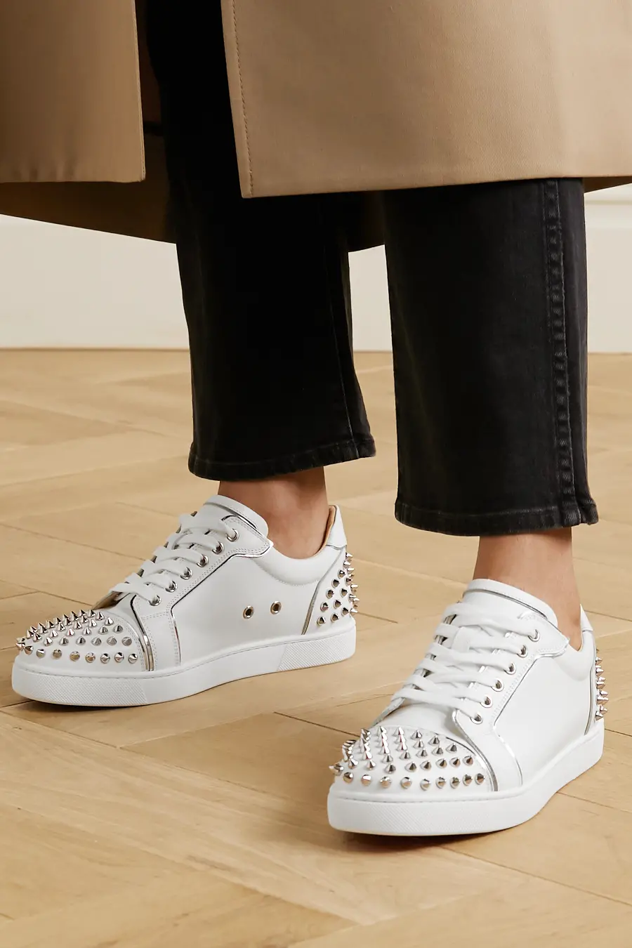 Giày Christian Louboutin Vieira 2 'Bianco' 1201525H924 - Ảnh 5
