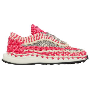 Giày Valentino Garavani Crochet Sneaker In Fabric WW2S0BU6IHEID0