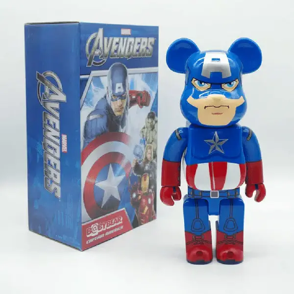 Alternative view of Mô Hình Bearbrick Captain A 400%
