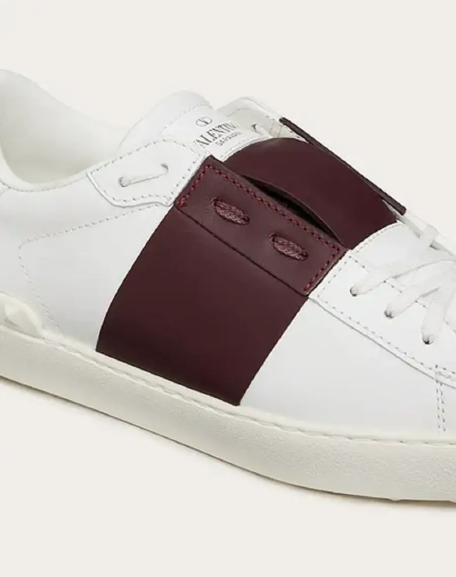 Giày Valentino Calfskin Open Sneaker UY2S0830BLUR67 - Ảnh 3
