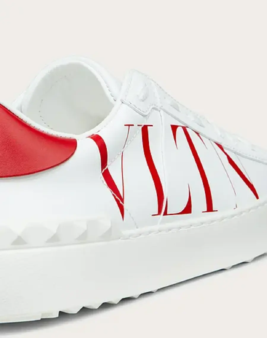 Giày Valentino Open Sneaker In Calfskin Leather WW2S0781XZUKR5 - Ảnh 4