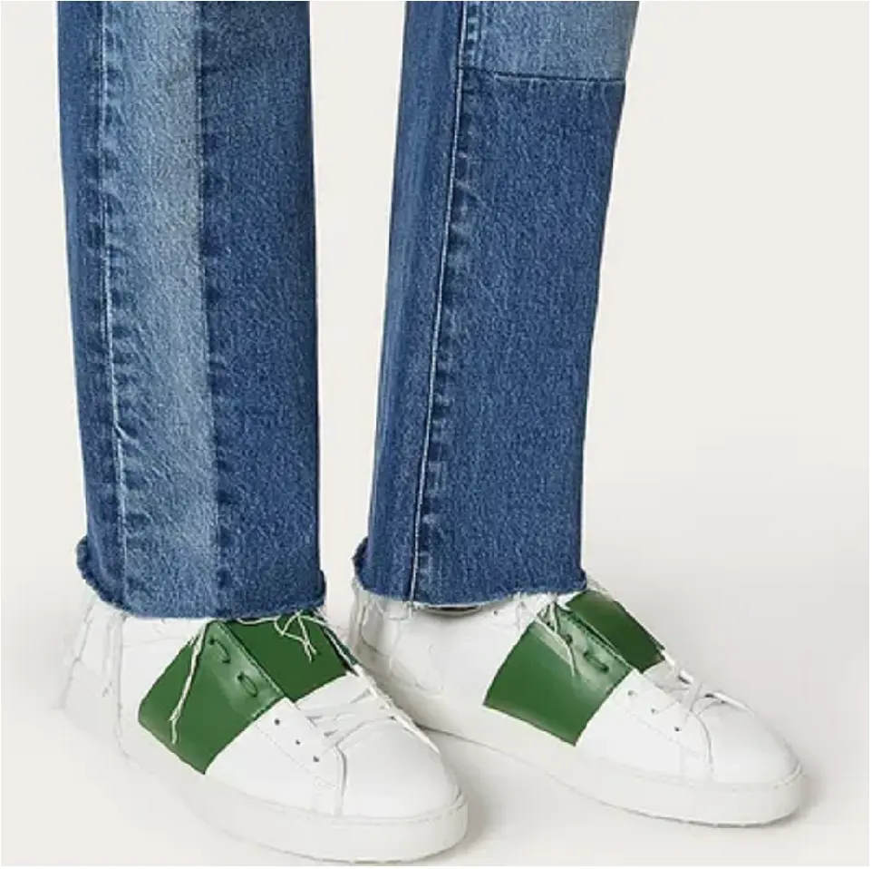 Giày Valentino Open Smooth Sneaker VY0S0830BLUN32 - Ảnh 3