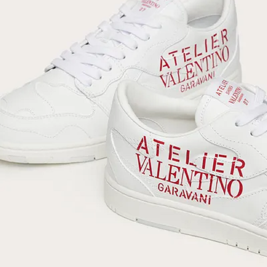 Giày Valentino Atelier 07 Low 'White Camo' WY2S0E73BMH0BO - Ảnh 2