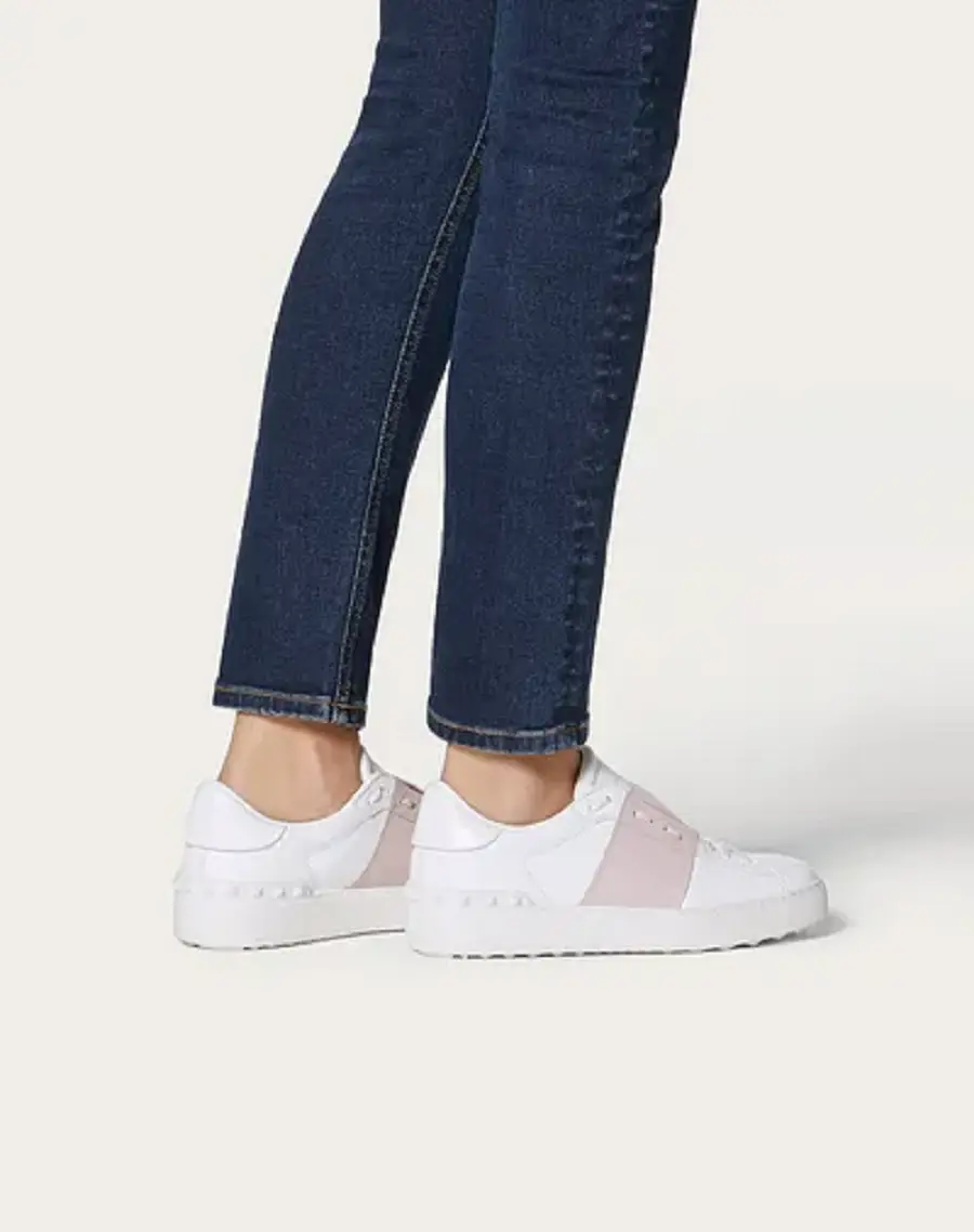 Giày Valentino Open Smooth Sneaker VW2S0781BLU834 - Ảnh 5