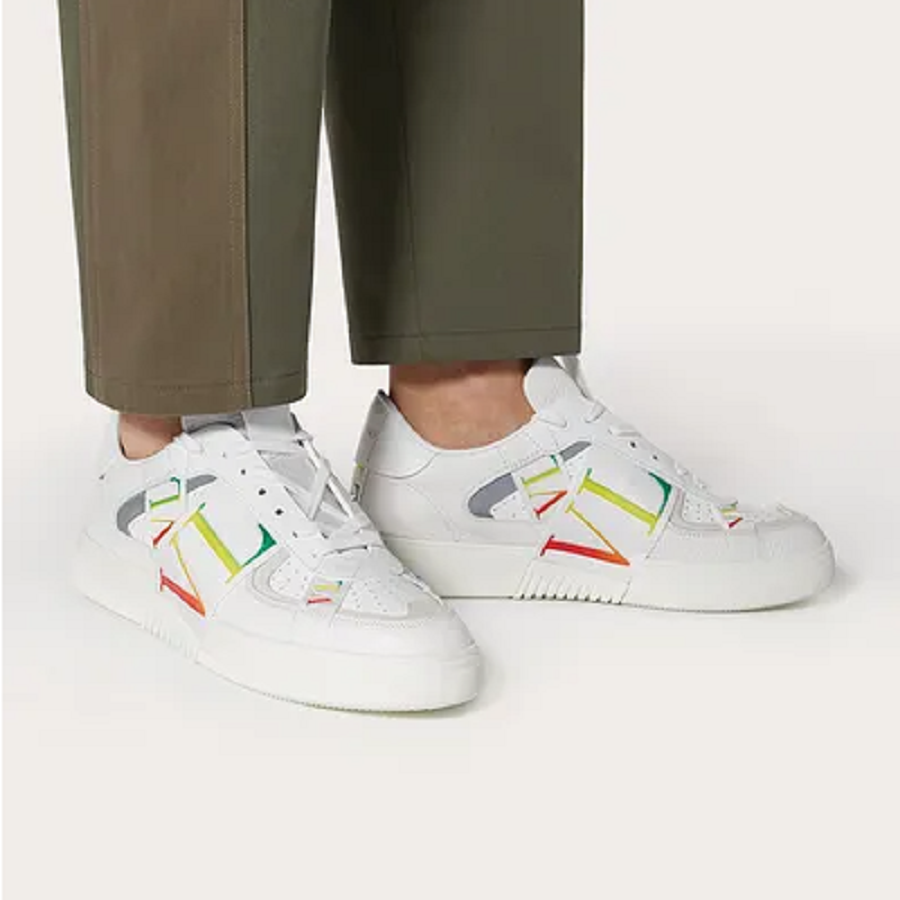 Giày Valentino Low-Top VL7N White Multicolor VY2S0C58GWJ2QM - Ảnh 2