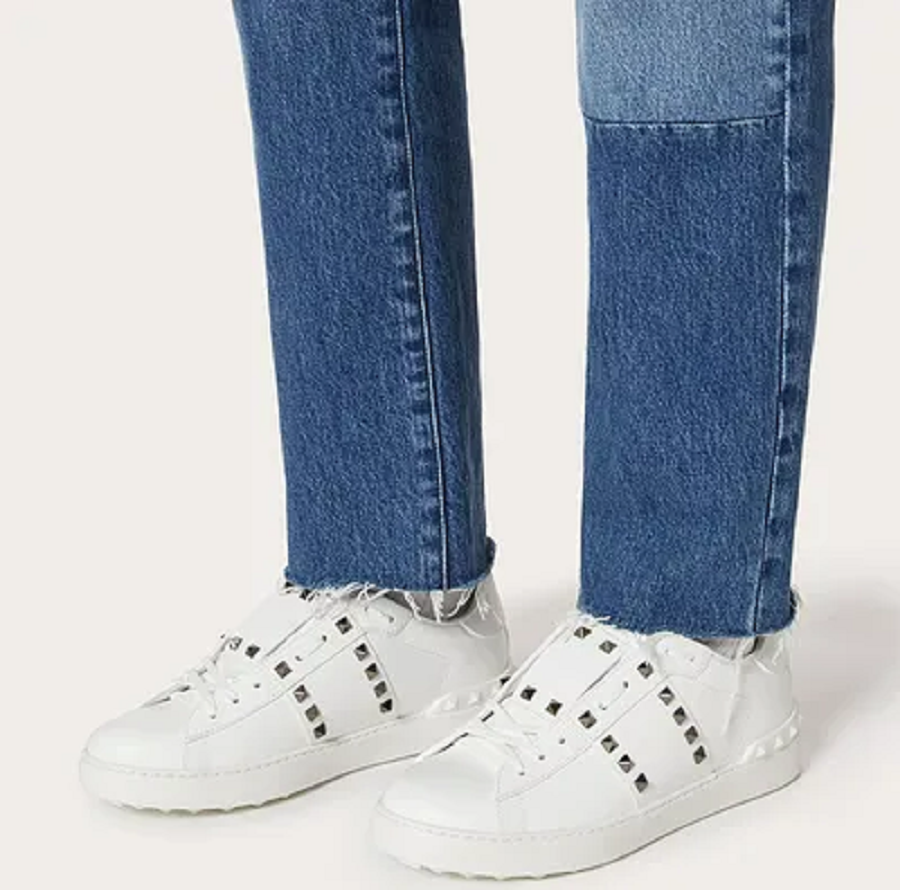 Giày Valentino Garavani Rockstud Untitled White WY2S0931BXE0BO - Ảnh 2