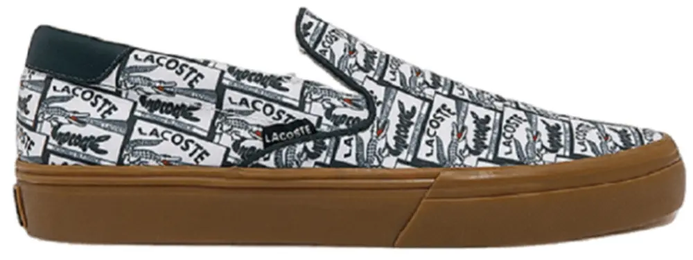 Giày Lacoste Slip On 'Canvas Printed' 7-43CMA0063GRG