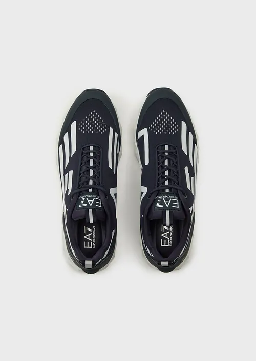 Giày Armani Slip Ons 'Black White' X8X100XK2561N763 - Ảnh 4