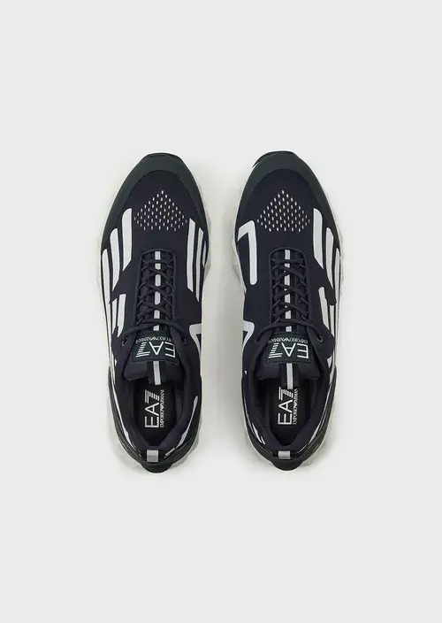 Giày Armani Slip Ons 'Black White' X8X100XK2561N763 - Ảnh 4