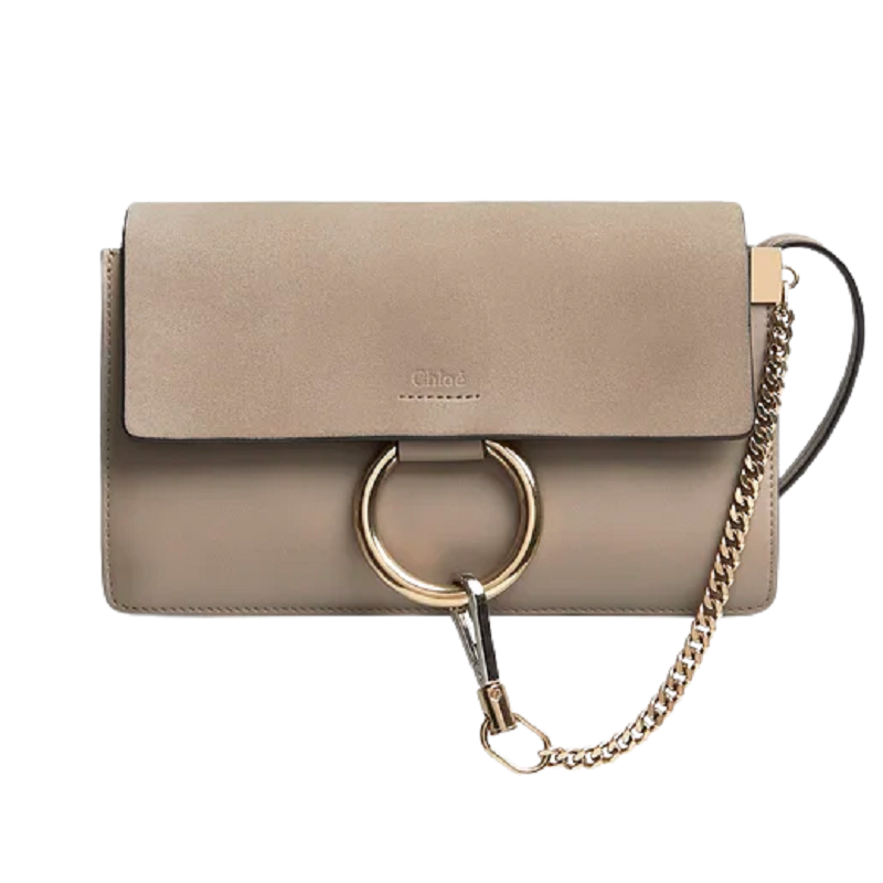 Túi Chloe Faye Suede Calfskin 'Grey' CHC15US127H2O23W