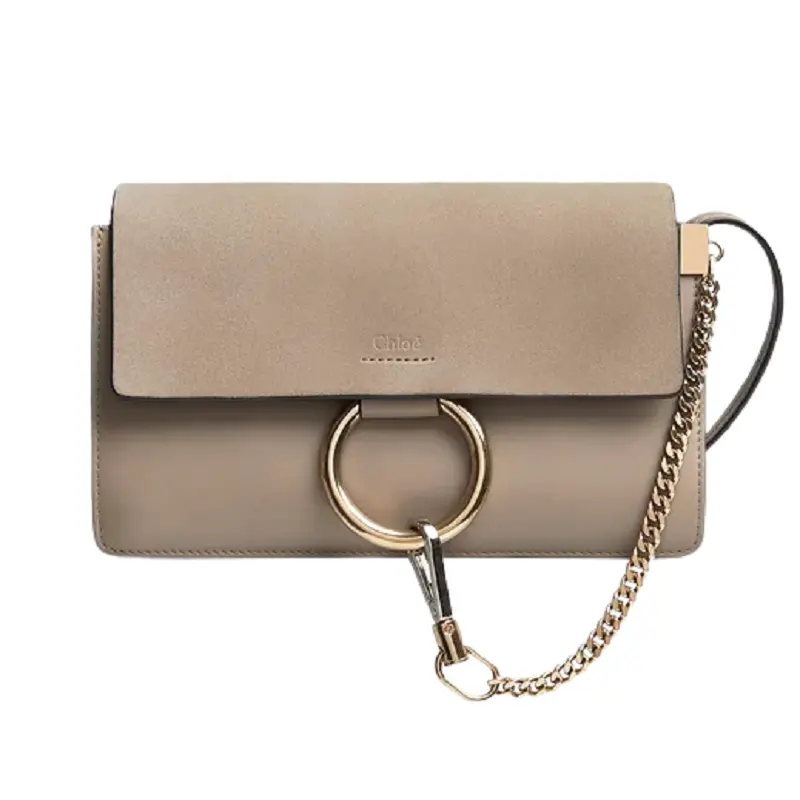 Túi Chloe Faye Suede Calfskin 'Grey' CHC15US127H2O23W
