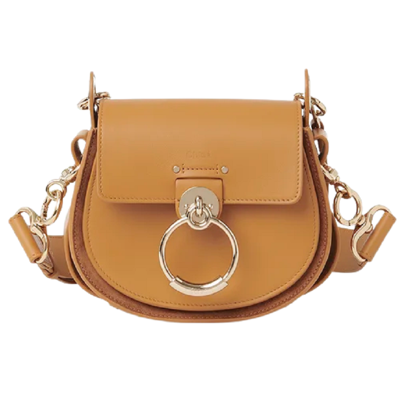 Túi Chloe Tess Small Purse In Shiny & Suede Calfskin CHC21-WS153F27-211