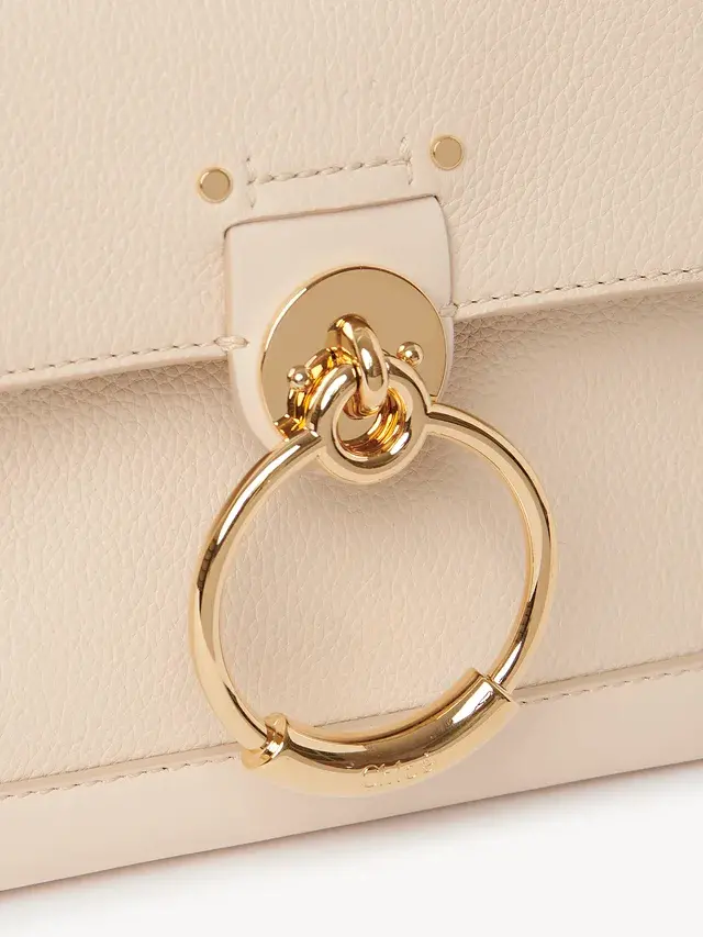 Túi Chloe Mini Tess Day Bag in Grained & Shiny Calfskin CHC20AS143C6224Q - Ảnh 3