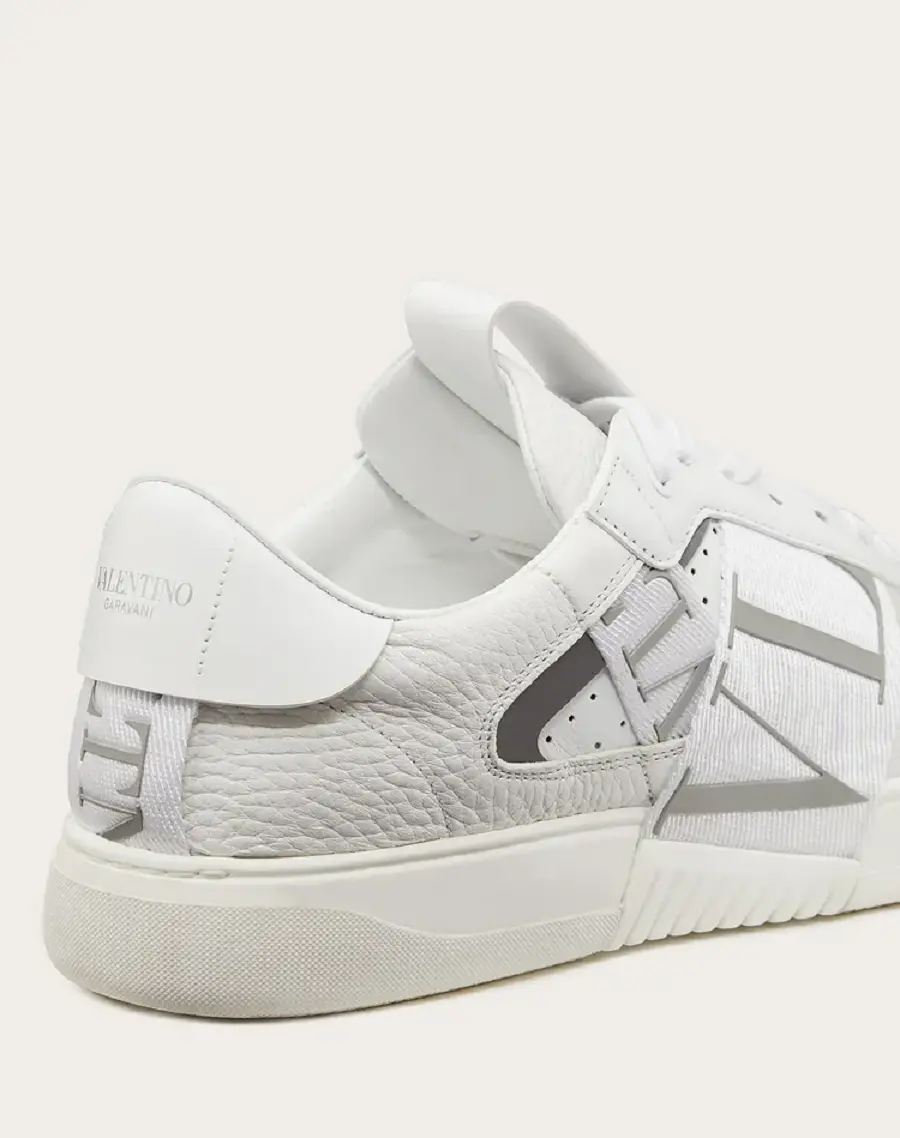 Giày Valentino Low-Top Calfskin VL7N Sneaker VY2S0C58WRQ22E - Ảnh 3