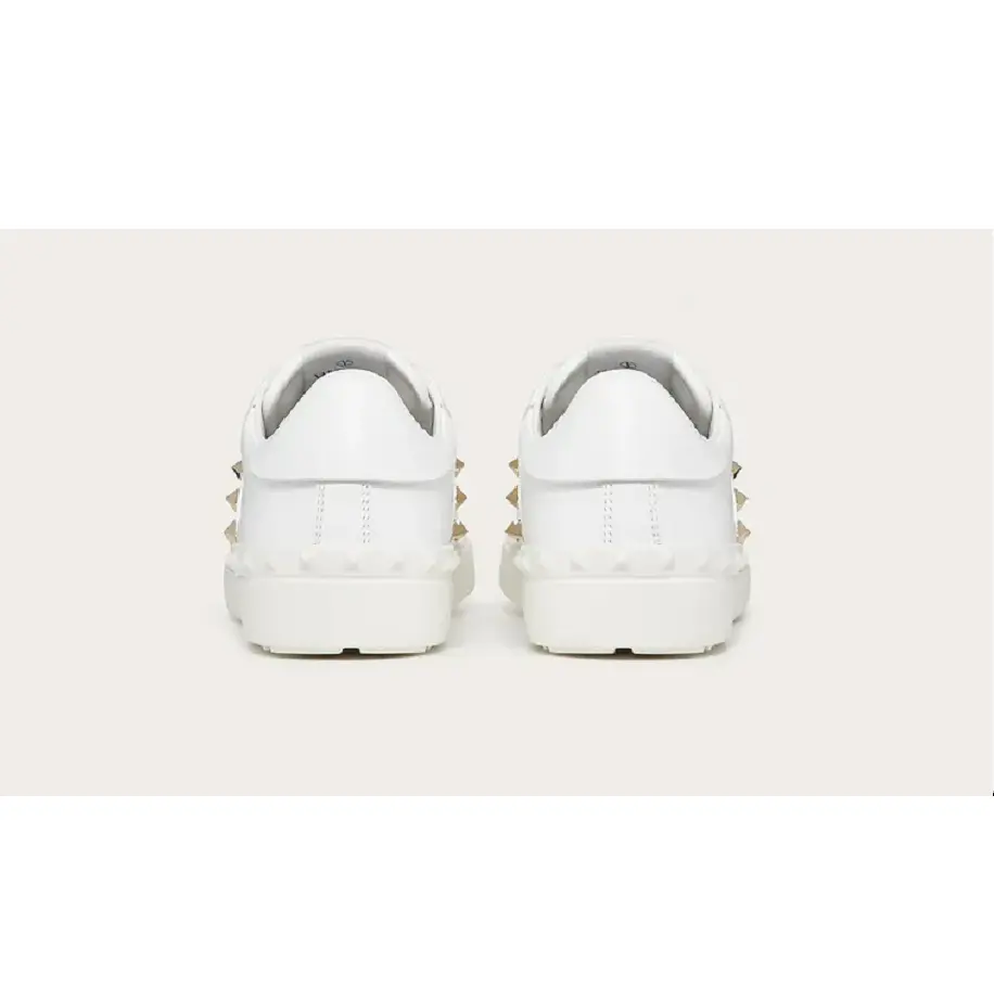 Giày Valentino Calfskin Rockstud Untitled Sneaker WY2S0931BHS0BO - Ảnh 6