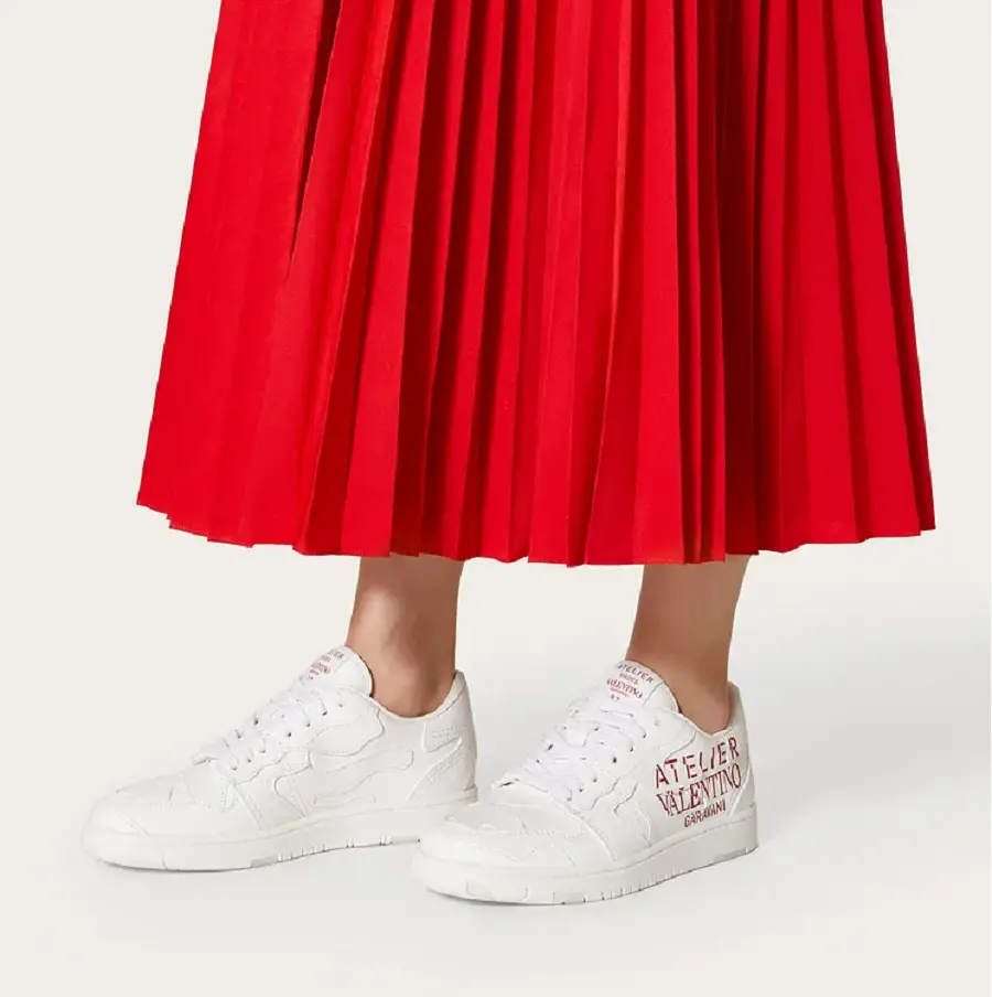Giày Valentino Garavani Atelier 07 'White' WW2S0CQ6YBD0NE - Ảnh 3