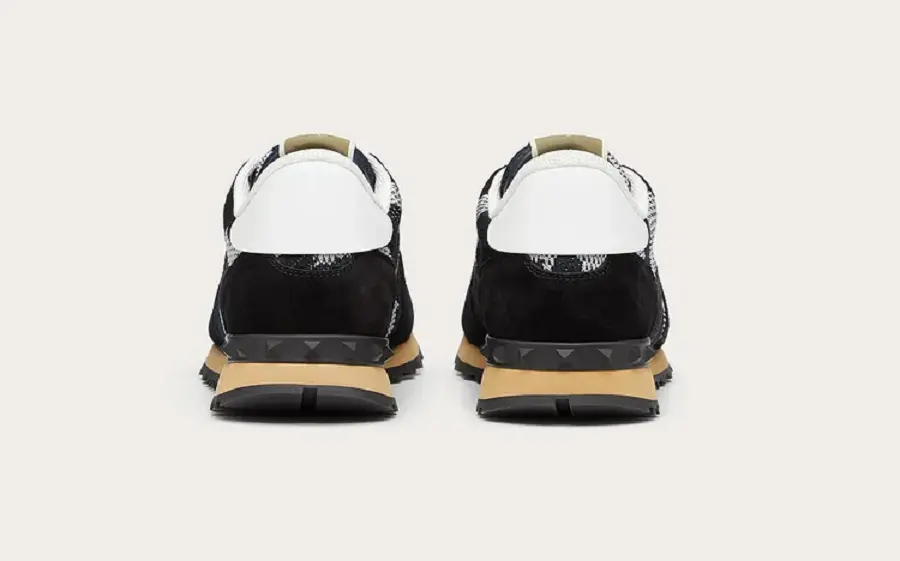 Giày Valentino Mesh Fabric Camouflage Rockrunner Sneaker TY0S0723QRK31J - Ảnh 5