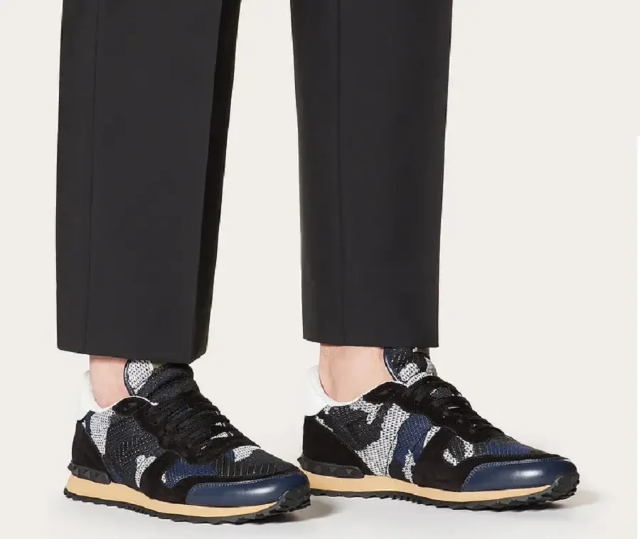 Alternative view of Giày Valentino Mesh Fabric Camouflage Rockrunner Sneaker TY0S0723QRK31J