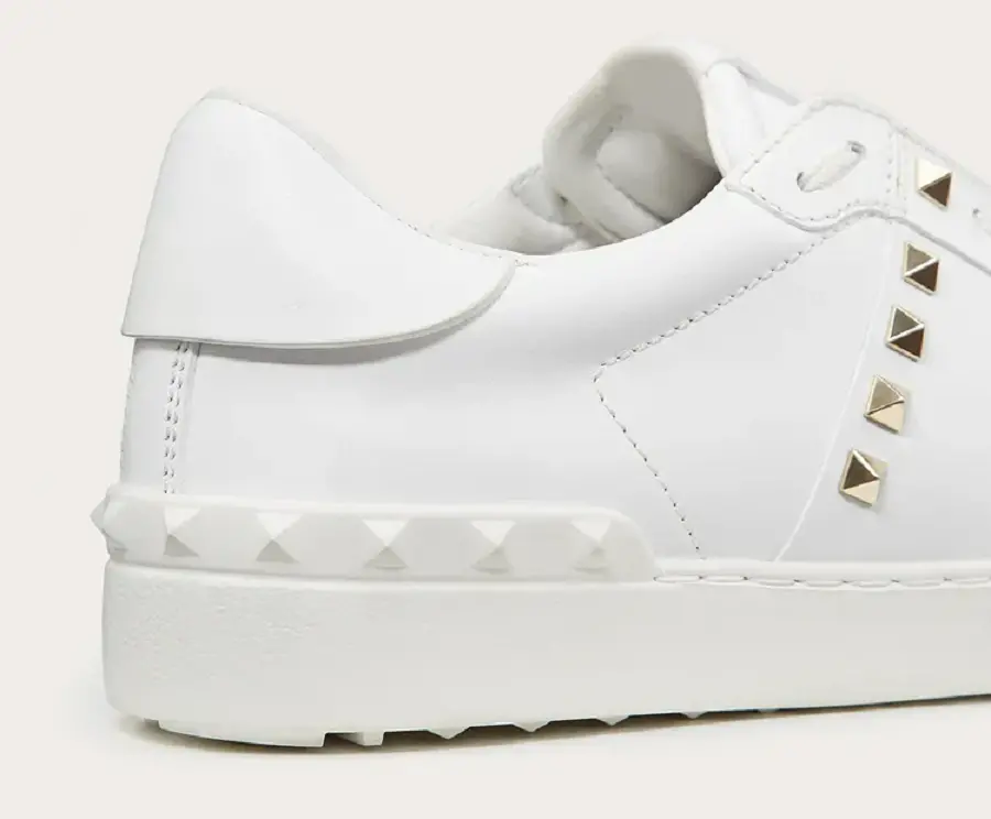 Giày Valentino Calfskin Rockstud Untitled Sneaker WY2S0931BHS0BO - Ảnh 4